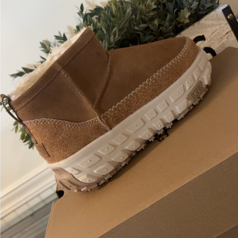 UGG Tan Suede Ultra Mini Boots